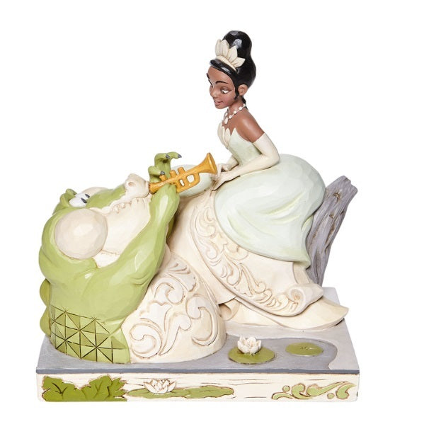 Jim Shore Disney Traditions - White Woodland Tiana with Louie