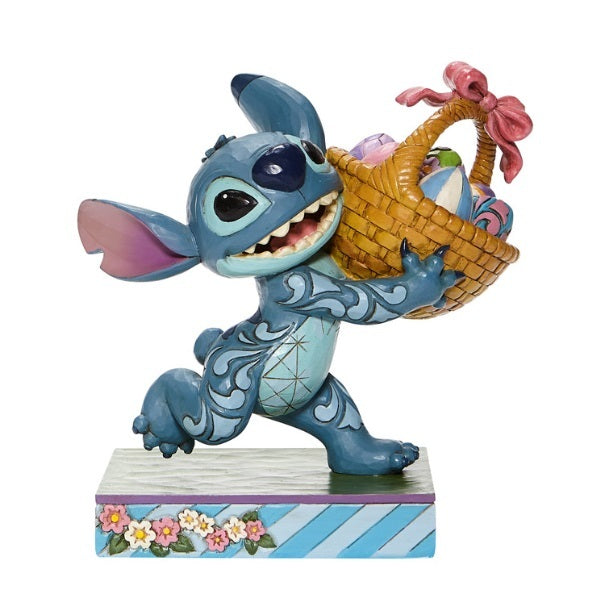 Jim Shore Disney Traditions - Stitch with Easter Basket