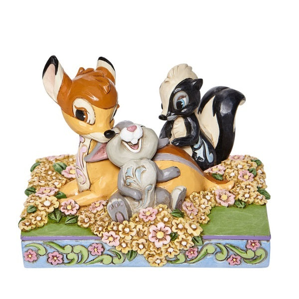 Jim Shore Disney Traditions - Bambi & Friends in Flowers