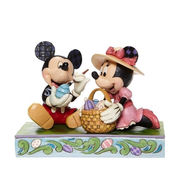 Jim Shore Disney Traditions - Mickey & Minnie Easter Eggs