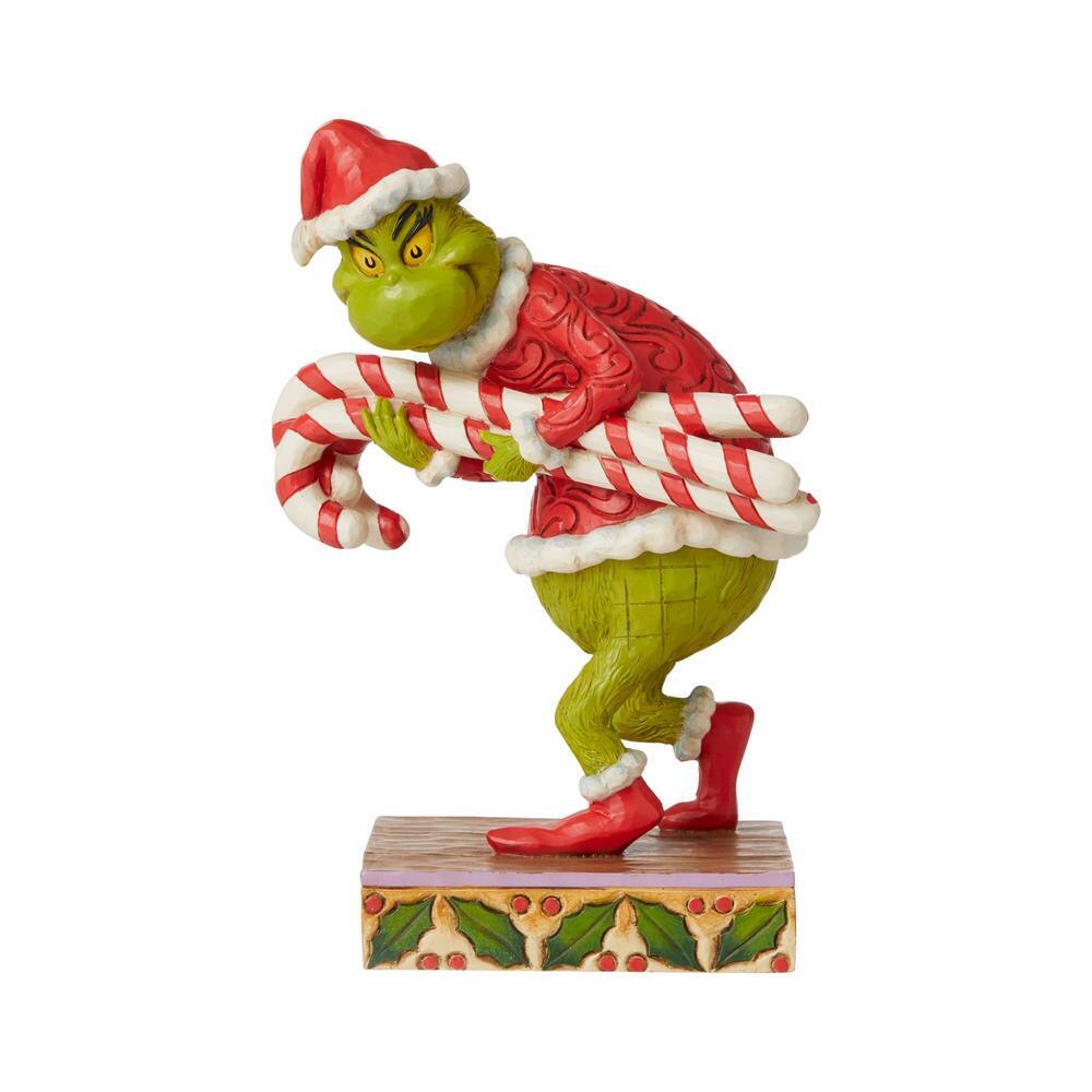 Grinch by Jim Shore - 19cm Grinch Stealing Candy Canes