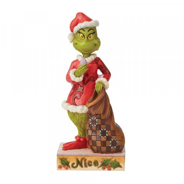 Grinch by Jim Shore - 21cm Grinch 2-Sided Naughty/Nice