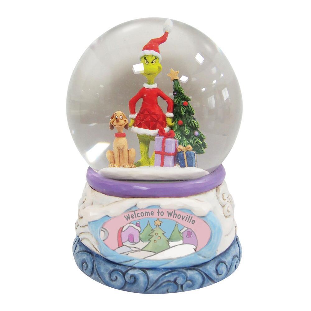 Grinch by Jim Shore - 17.8cm Max & Grinch 120mm Waterball