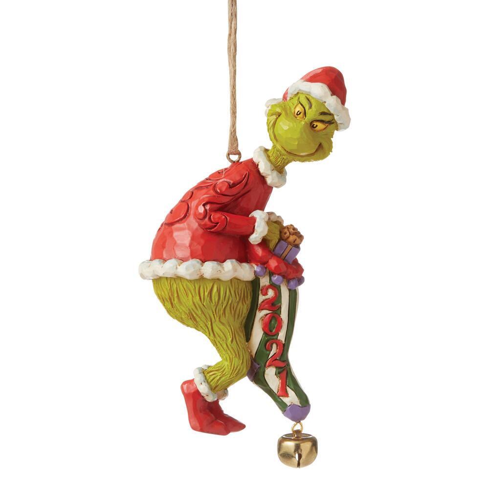 Grinch by Jim Shore - 12.5cm Grinch Dated Stocking HO