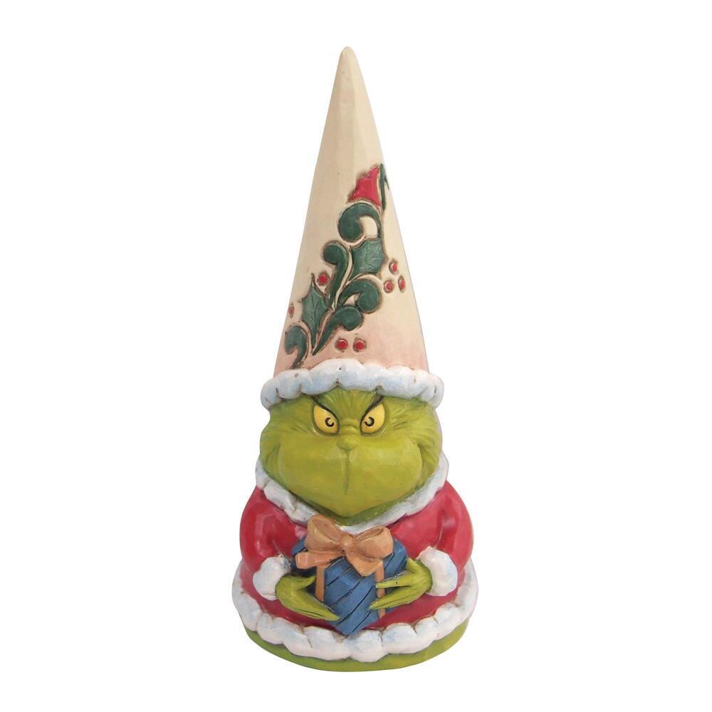 Grinch by Jim Shore - 14cm Grinch Gnome Holding Present