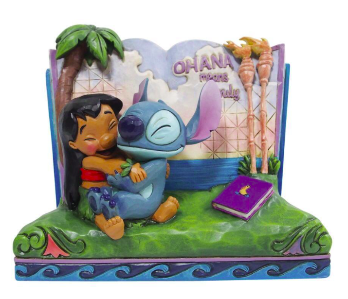 Jim Shore Disney Traditions Lilo and Stitch Storybook 20th Anniversary