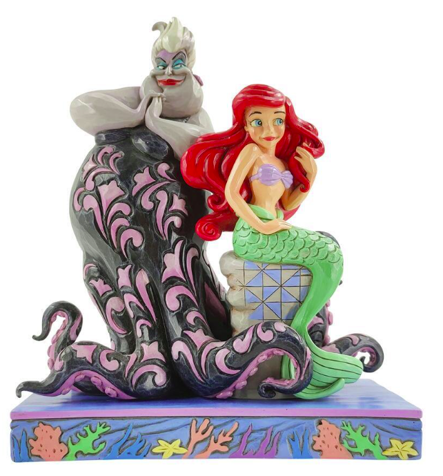 Disney Traditions Collection by Jim Shore Ariel with Flounder The Little  Mermaid Figurine