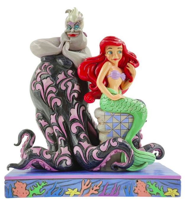 Jim Shore Disney Traditions - Ariel & Ursula, Good vs Evil