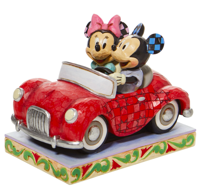 Jim Shore Disney Traditions Mickey & Minnie Cruzing