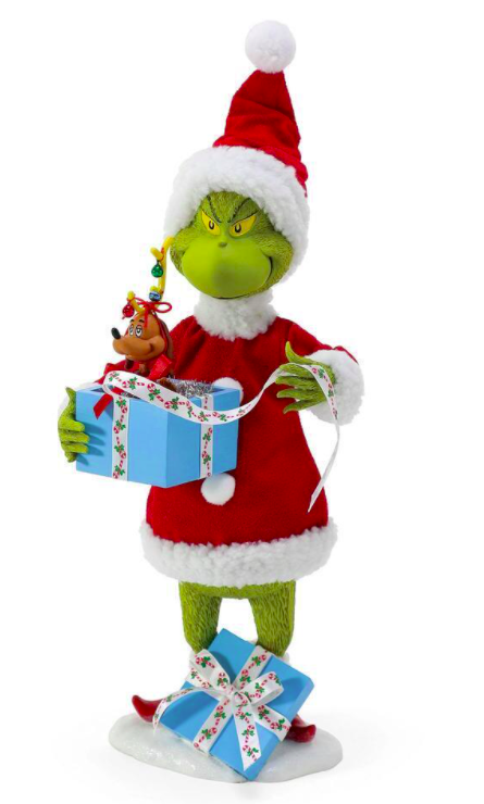 (Pre Order) Department 56 Possible Dreams - Grinch- Grinch and Max