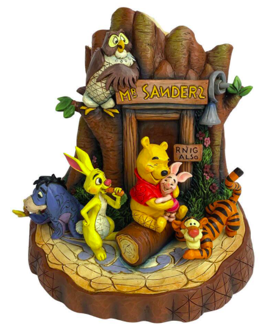 Jim Shore Disney Traditions Pooh & Friends Carved By Heart