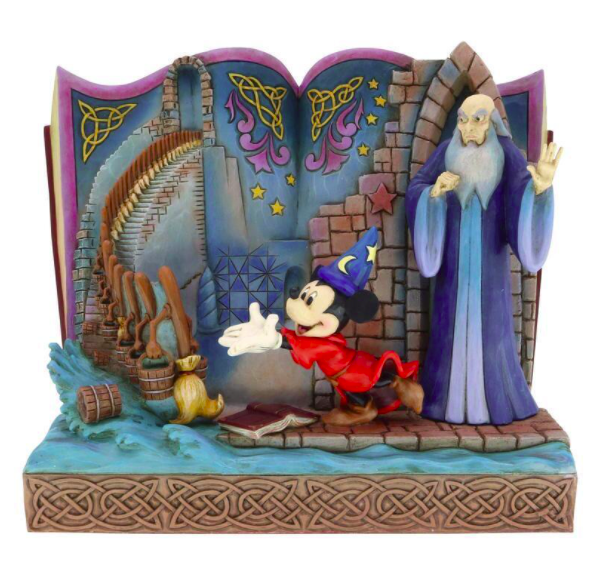 Jim Shore Disney Traditions Sorcerer Mickey Storybook