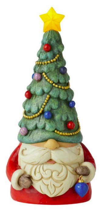 (Pre Order) Heartwood Creek - 23.5cm/9.25" Christmas Tree Lit Gnome Christmas Gnomes, Let Your Joy Shine Bright