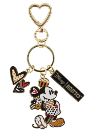 Britto MIdas Metal Keychain - Mickey Mouse