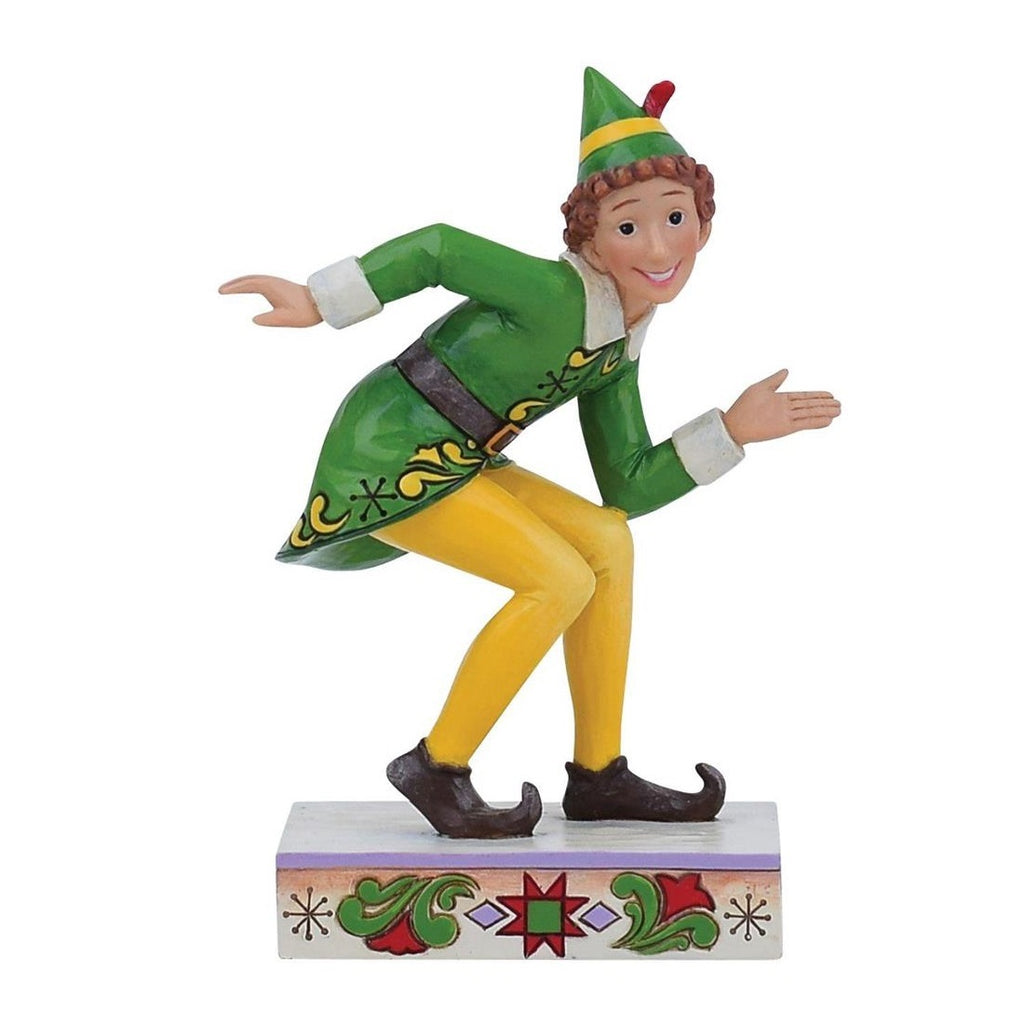 Elf by Jim Shore - Buddy Elf In Crouching Pose
