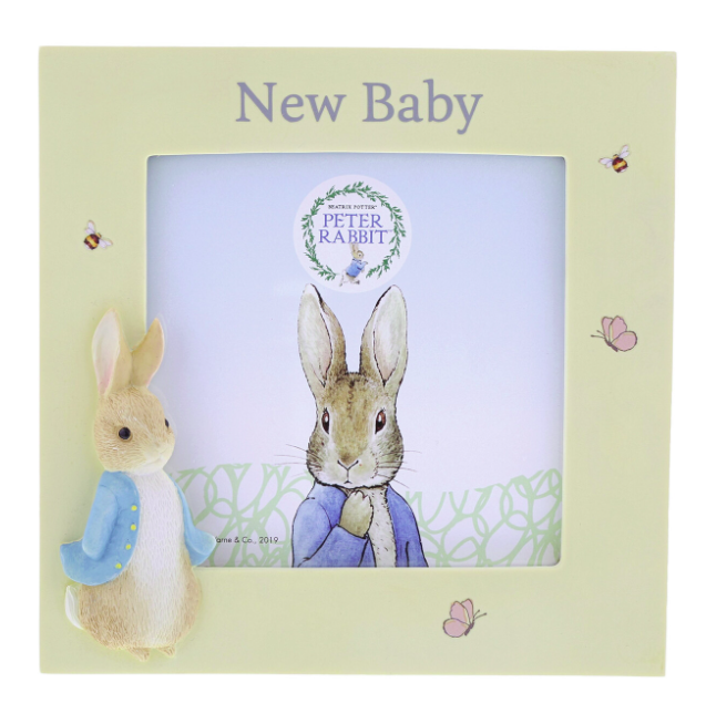Beatrix Potter Nursery - Peter Rabbit New Baby Frame
