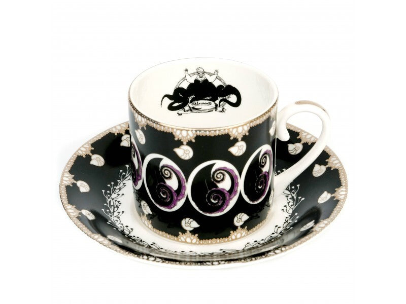 English Ladies The Little Mermaid - Ursula Cup And Saucer Tea Set