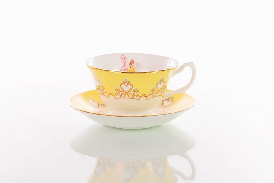 English Ladies Beauty And The Beast - Belle Cup And Saucer Tea Set