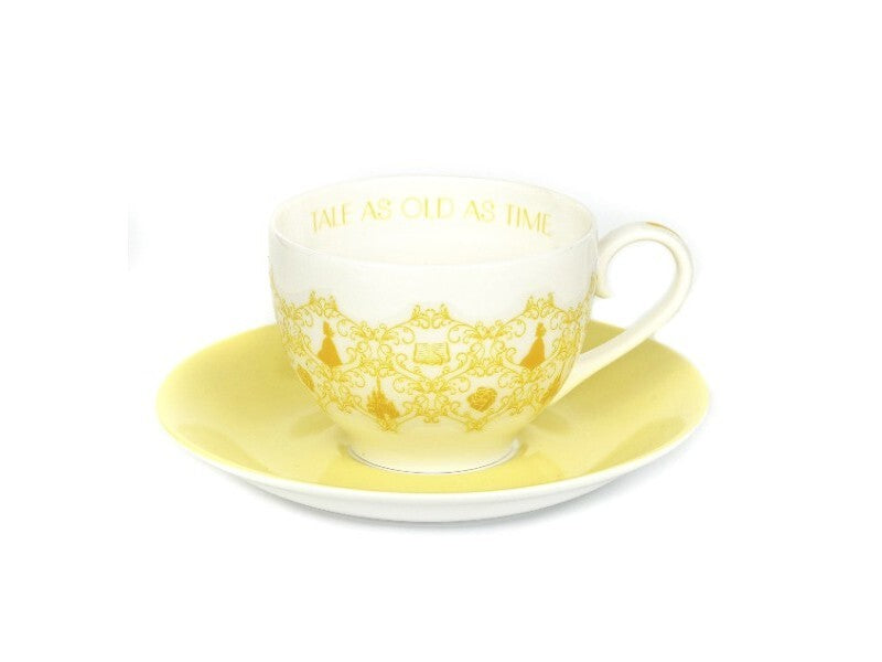 English Ladies Beauty And The Beast - Belle Colour Story Cup And Saucer Tea Set