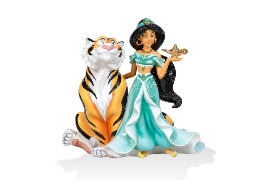 English Ladies Disney Aladdin - Jasmin And Rajah Limited Edition Figurine