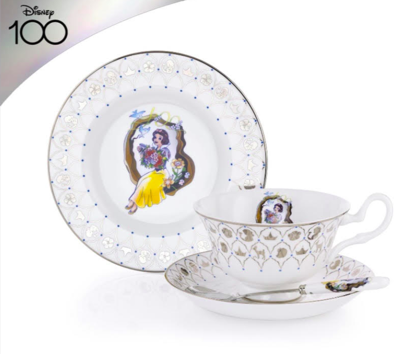 English Ladies D100 Snow White Cup And Saucer