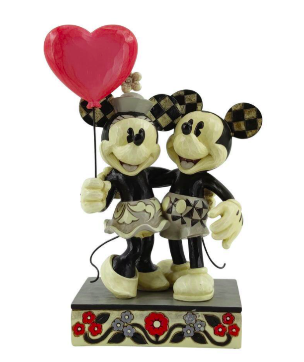 Jim Shore Disney Traditions Mickey And Minnie Heart