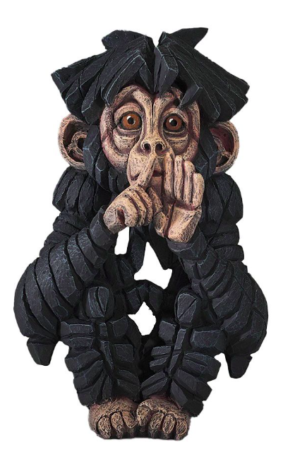 Edge Sculpture - Baby Chimp 'Speak No Evil" Figure