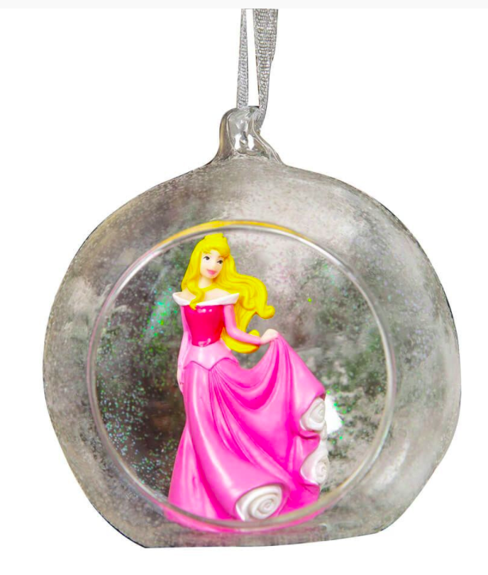 Sleeping Beauty 3D Glass Bauble