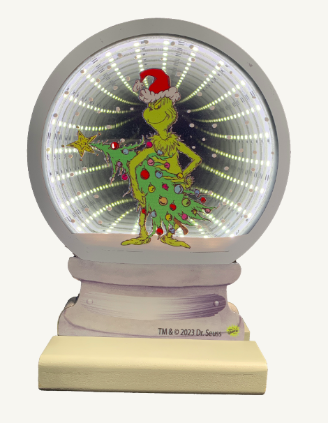 Dr Seuss Grinch And Tree Infinity Snow Globe