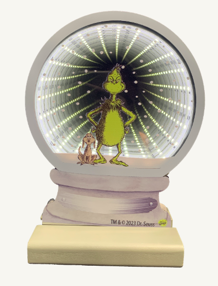 Dr Seuss Grinch And Max Infinity Snow Globe