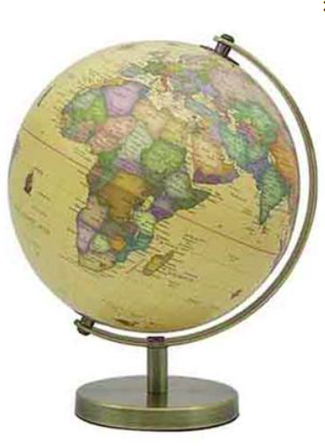 20cm Antique World Globe