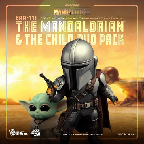 (Pre Order) Beast Kingdom Egg Attack Action Star Wars the Mandalorian & The Child Duo Pack