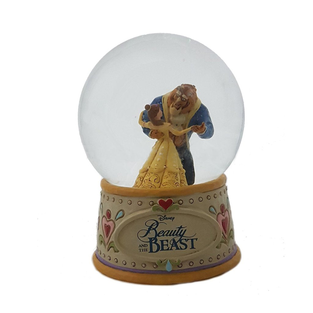 Jim Shore Disney Traditions -Waterball Beauty & the Beast Moonlight Waltz
