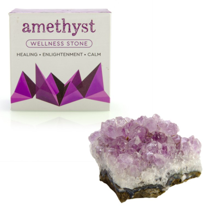 Raw Amethyst Wellness Stone