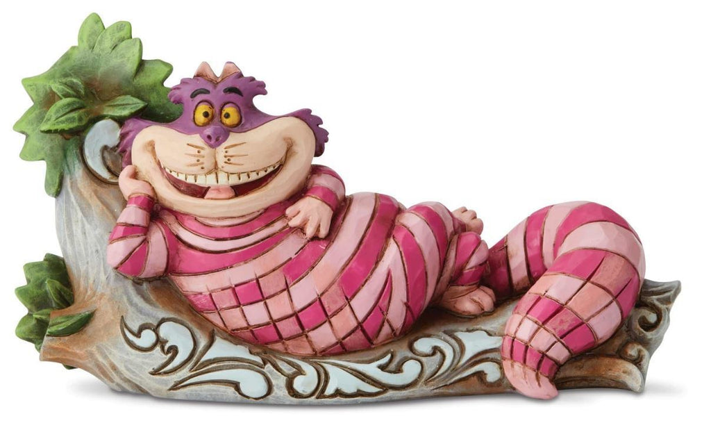 Jim Shore Disney Traditions - Cheshire Cat On Tree The Cat's Meow Figurine