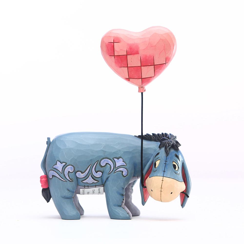 Jim Shore Disney Traditions - Eeyore With A Heart Balloon - Love Floats