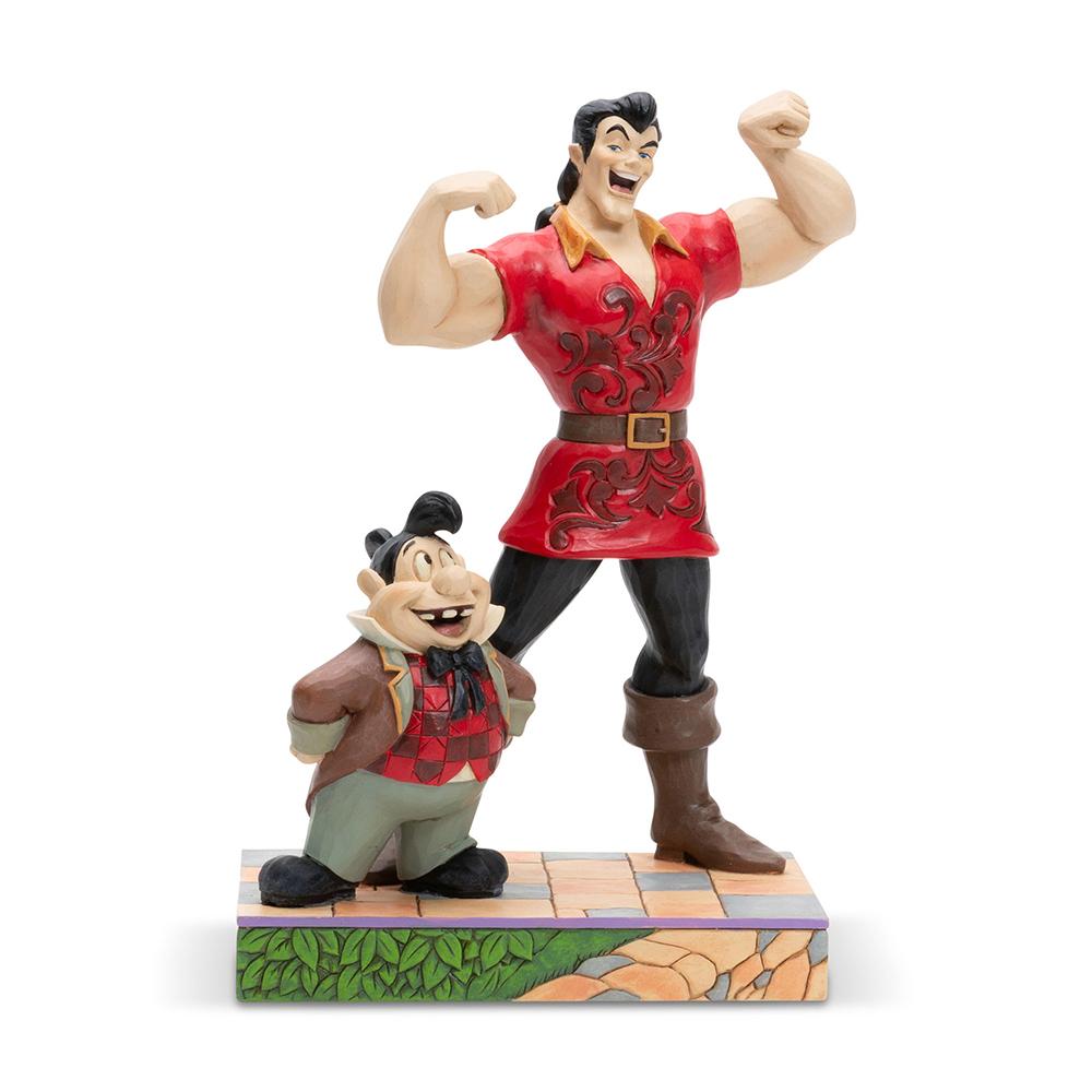 Jim Shore Disney Traditions - Gaston And Lefou - Muscle-Bound Menace