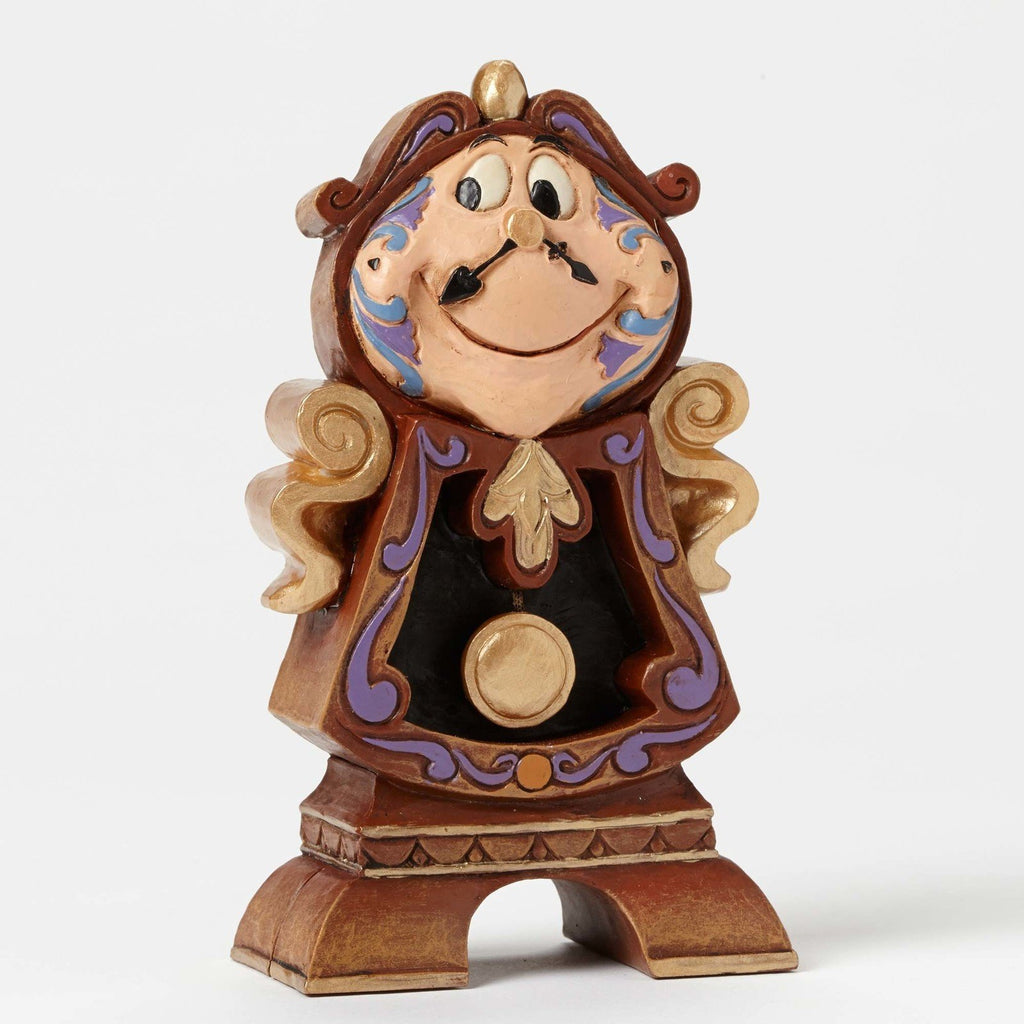 Jim Shore Disney Traditions - Cogsworth Keeping Watch Figurine
