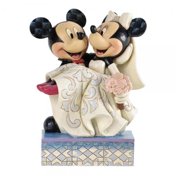 Jim Shore Disney Traditions - Mickey And Minnie Congratulations Wedding Figurine