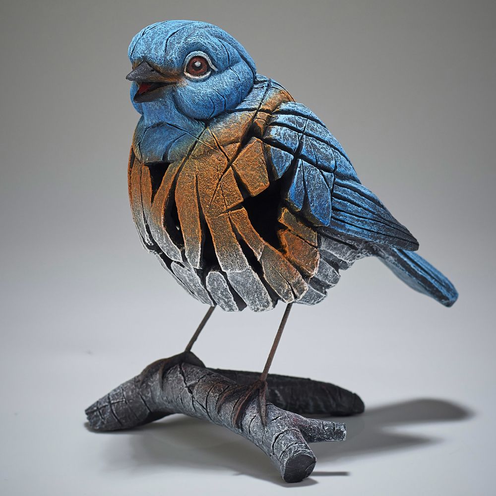 (Pre Order) Edge Sculpture - Western Bluebird