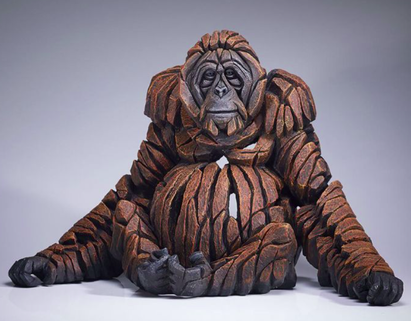 Edge Sculpture - Mother Orangutan Large