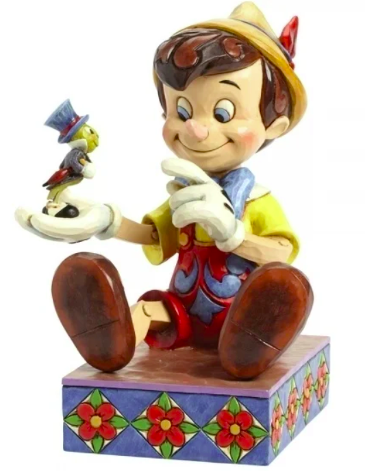 (Pre Order)Jim Shore Pinocchio Just Give  A Little Whistle (Retired)