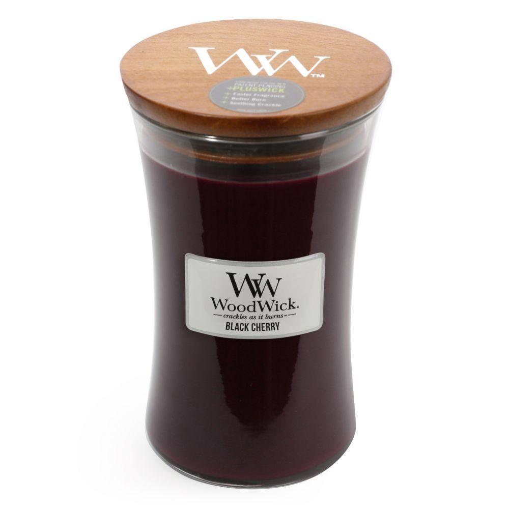 Woodwick Candle - Black Cherry (Large/Medium/Mini)