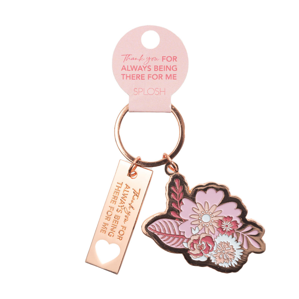Mother's Day Thank You Enamel Keyring
