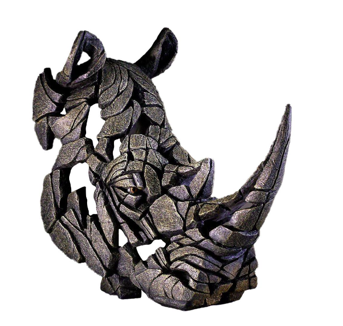 Edge Sculpture - Rhinoceros Bust