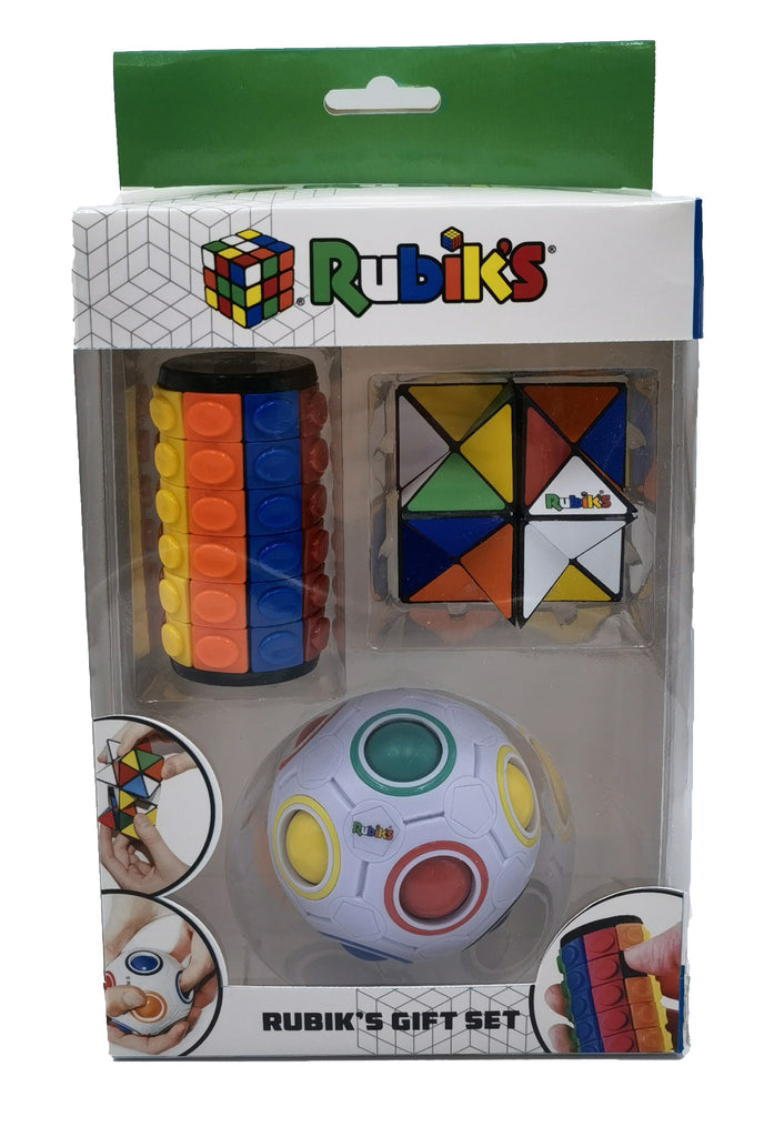 Rubiks Gift Set- Including Rainbow Ball, Magic Star, Tower Twister
