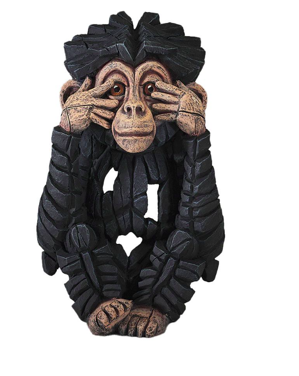 Edge Sculpture - Baby Chimp 'See No Evil" Figure