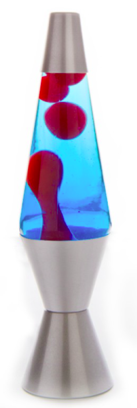 Silver/Red/Blue Diamond Motion Lamp