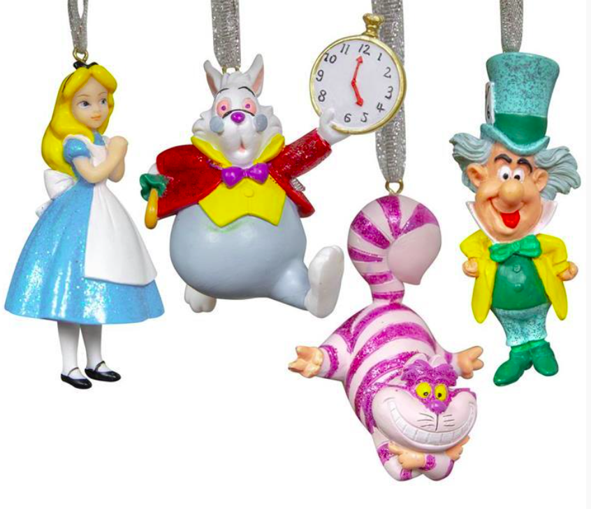 Disney Alice in Wonderland Hanging Ornaments