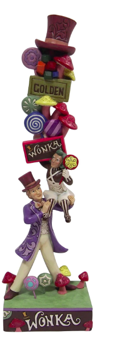 Jim Shore Willy Wonka With Stacked Icons